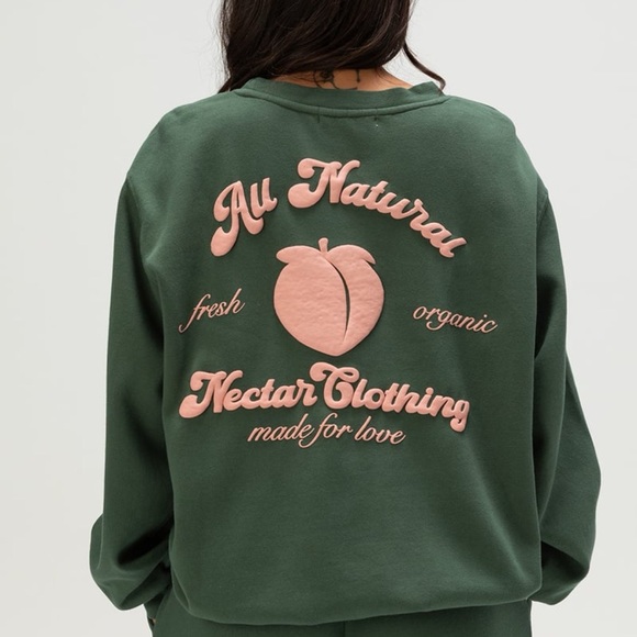 Nectar Clothing Tops - Nectar Clothing Puffy Graphic Sweatshirt